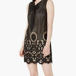 Cece Lace Overlay Dress